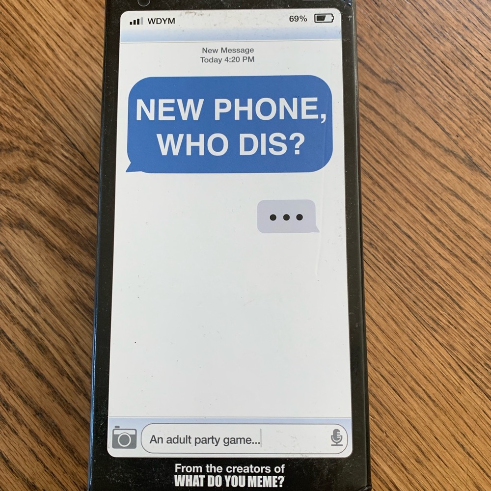 New Phone Who Dis Adult Game